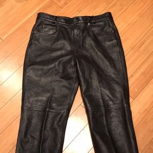 Wilson men’s leather pants